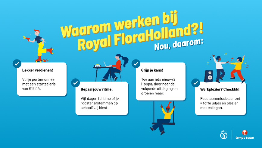 werken bij Royal FloraHolland, Royal FloraHolland vacatures